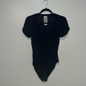 Free People Black Bodysuit Women's Size Small
